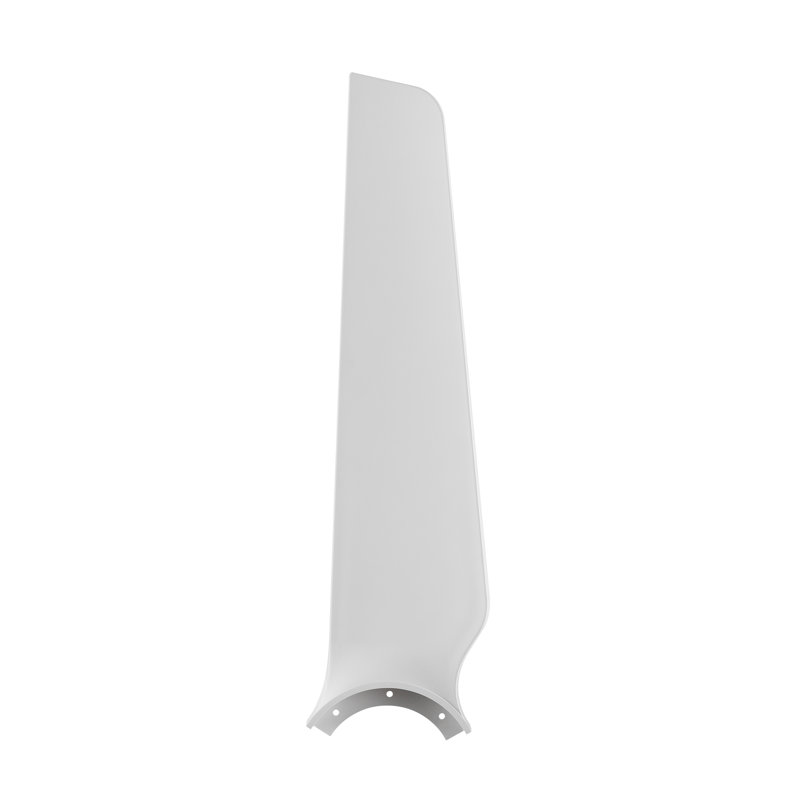 TriAire 48 inch Indoor/Outdoor Ceiling Fan Blade Set of 3 - Matte White, Matte White, 1.93" H x 22.63" W x 5.89" D