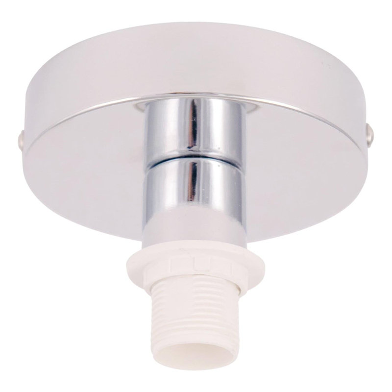 Lamkin Fabric Semi Flush Mount, Cream, 20" H x 30" W x 30" D