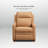 Harpster Leather Triple Power Recliner with Zero Wall and Concealed Footrests-110480080-110480081