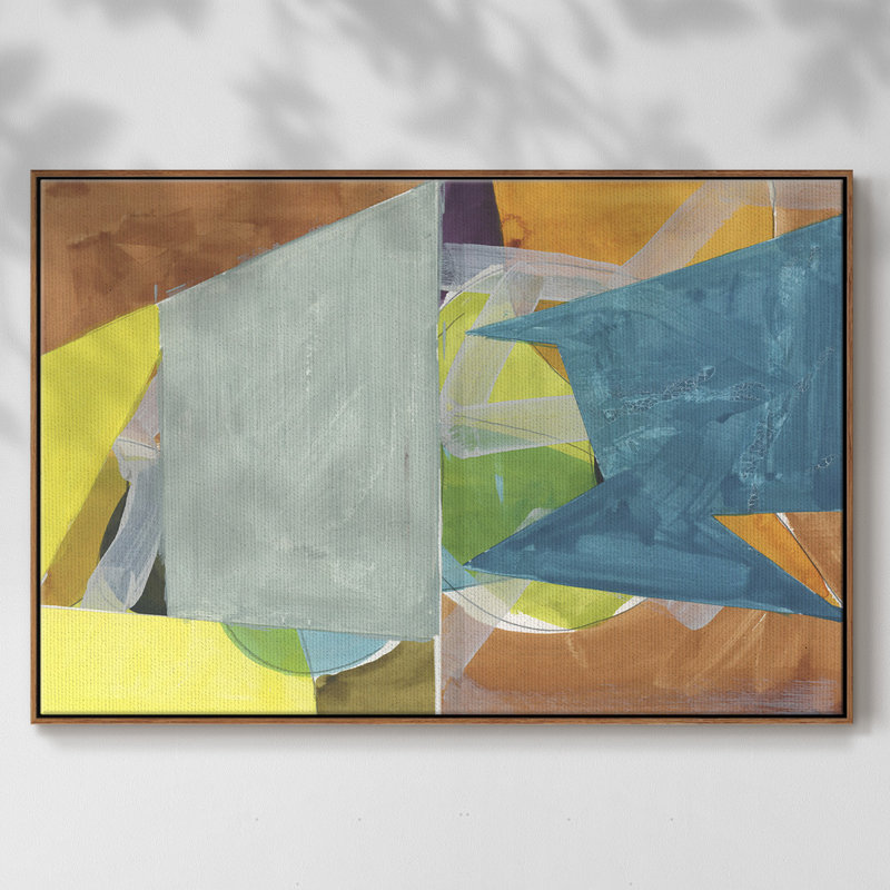 «Jigsaw 2», reproduction d'art sur toile, H 17 po x l 25 po x P 2 po, Noyer
