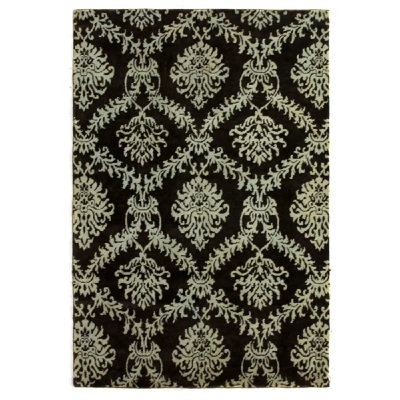 Metro Wool Damask Indoor Rug