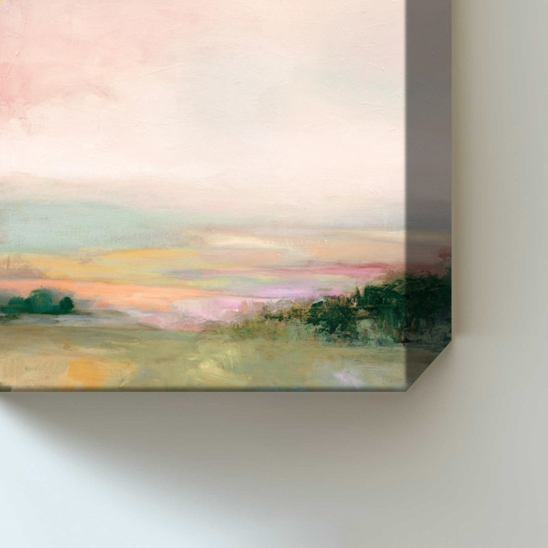 «Dark Glowing Valley» par Julia Purinton - impression sur toile, 24" H x 24" W