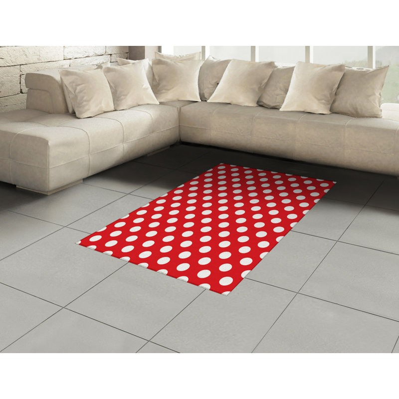 Retro High Density Long Fiber Poly Threads Decorative Area Rug Carpet, Rectangle 4' x 5'8"