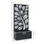 Lit de fleurs autoportant ou mural, lit de jardin en métal avec treillis pour plantes grimpantes, pour jardin, patio, balcon