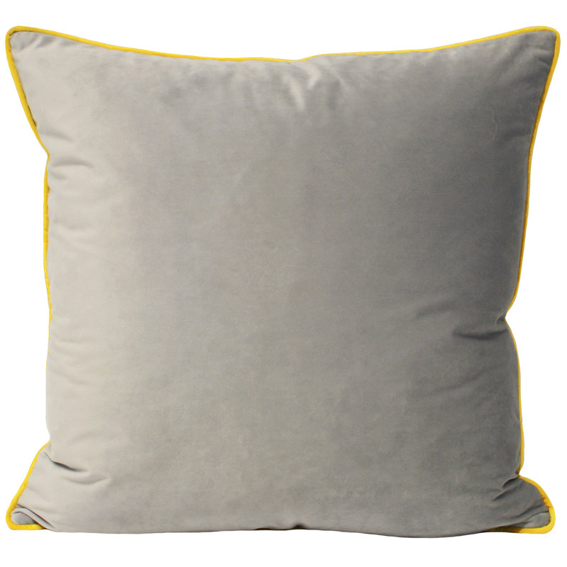Oliver Square Throw, Dove/Cylon, Pillow Cover Only - No Insert