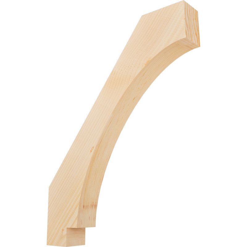 Attelle impériale du genou, Sapin de Douglas, Lisse, H 28 po x l 3,5 po x P 22 po