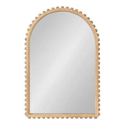 Wooden Beaded Arch Mirror