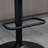 Swivel Upholstered Adjustable Height Counter Stool with Metal Frame-1343206098
