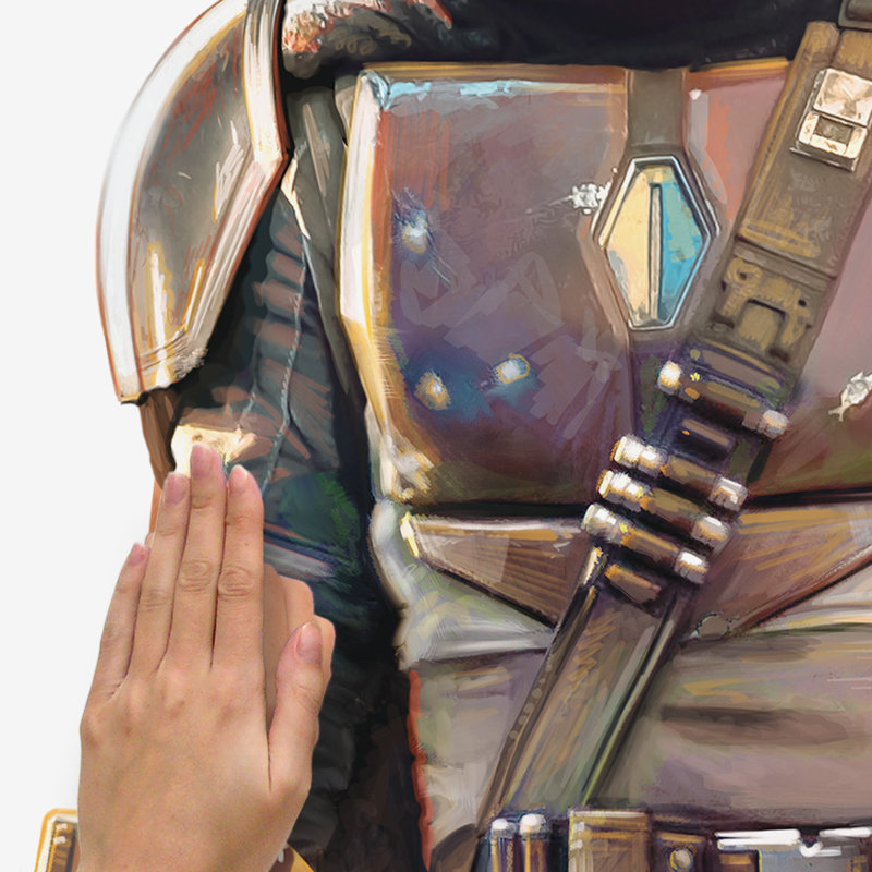 Adhésif décoratif géant The Mandalorian