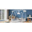 Lits avec rangement, lit double en bois, chambre pour enfants de ferme