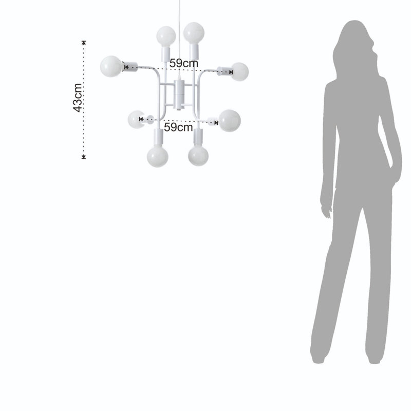 8 - Light Sputnik Chandelier