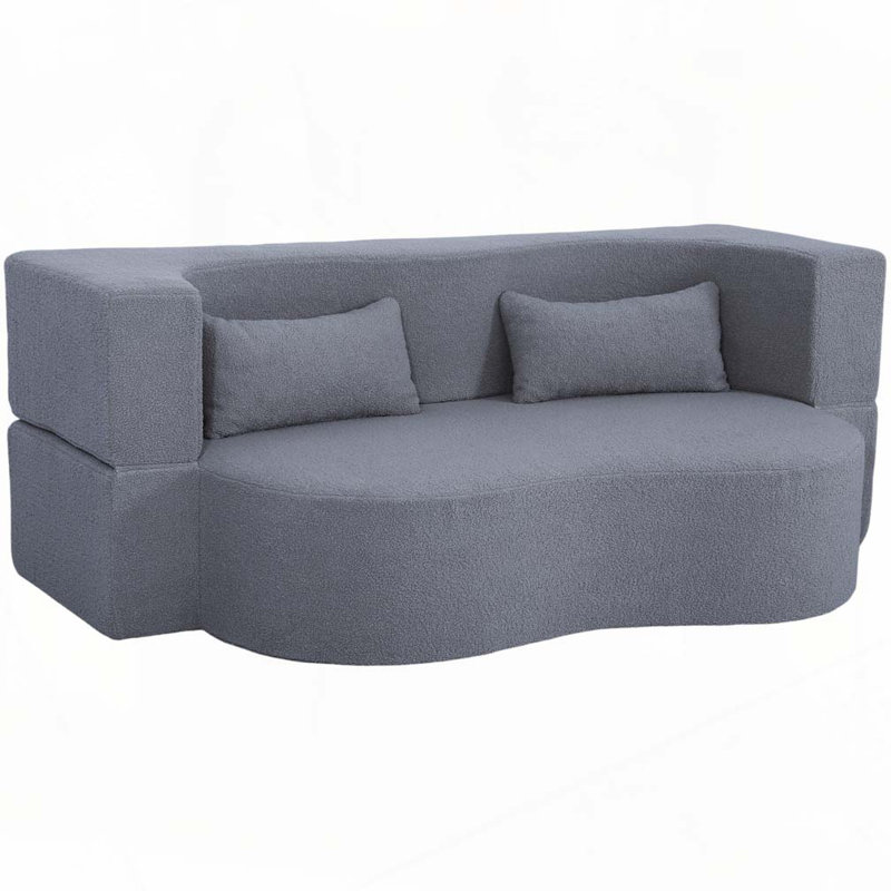 Canapé-lit convertible Teddy, Ourson gris 