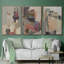 Grès, impression sur toile 3 pièces-91886889-91886892