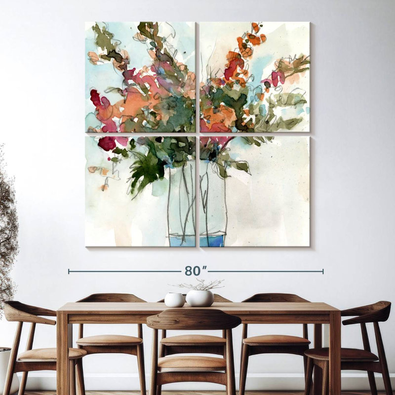 Nature morte Harnek Water Garden I, H 74 po x l 74 po