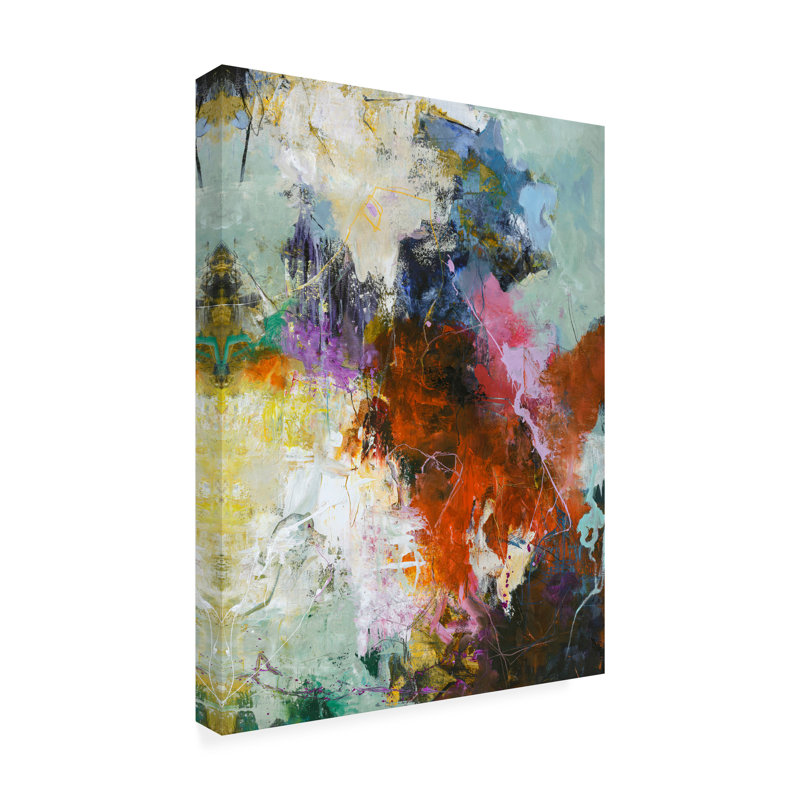 Art mural sur toile tendue - Design Fabrikken «Attention» pour décoration de salon, de chambre à coucher ou de bureau - 35 x 47
