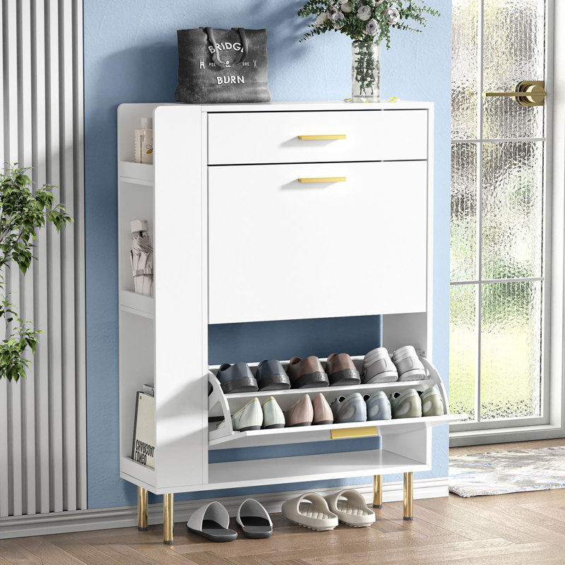 8 Pair Shoe Storage Cabinet