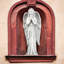 Statue ange priant la guidance divine-9559082