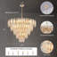 Lustre en cristal 5 niveaux