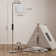 Nylene 64" Arc/Arched Floor Lamp with Remote Control and Bulb Included