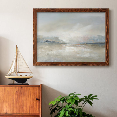 Horizon brume - toile tendue avec châssis rustique_47276