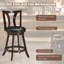 Tabouret de comptoir pivotant 24 po Emillee