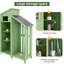 Wooden Garden Storage Shed Utility Tool Storage Cabinet-125041107