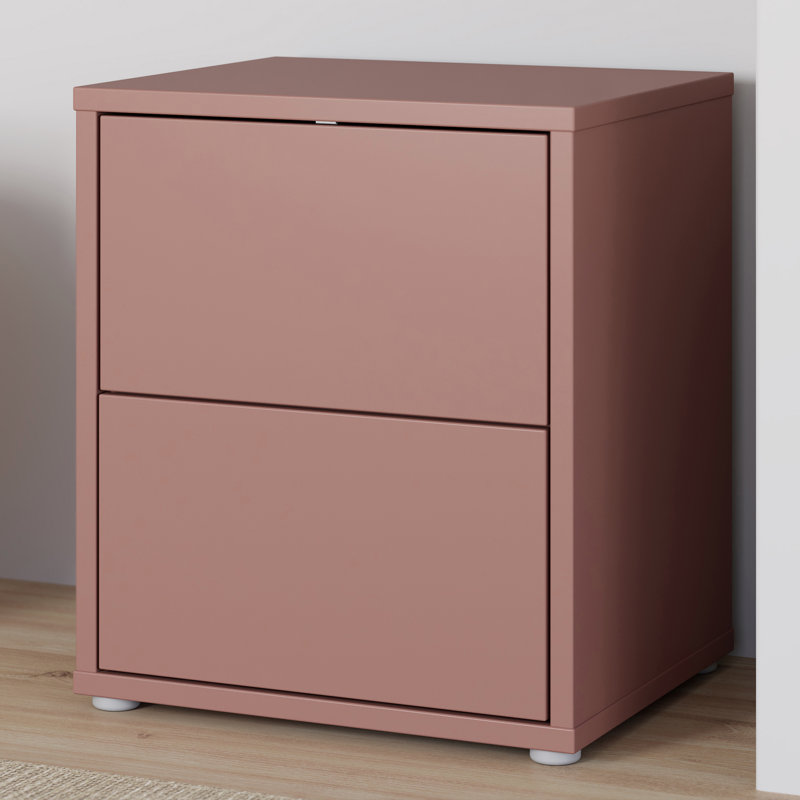 Roxani 49.8cm W Particle Board / Chipboard Bedside Table