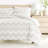 Duvet Cover Set Patterned Microfiber Ultra Soft Bedding in Alps Chevron-105813983