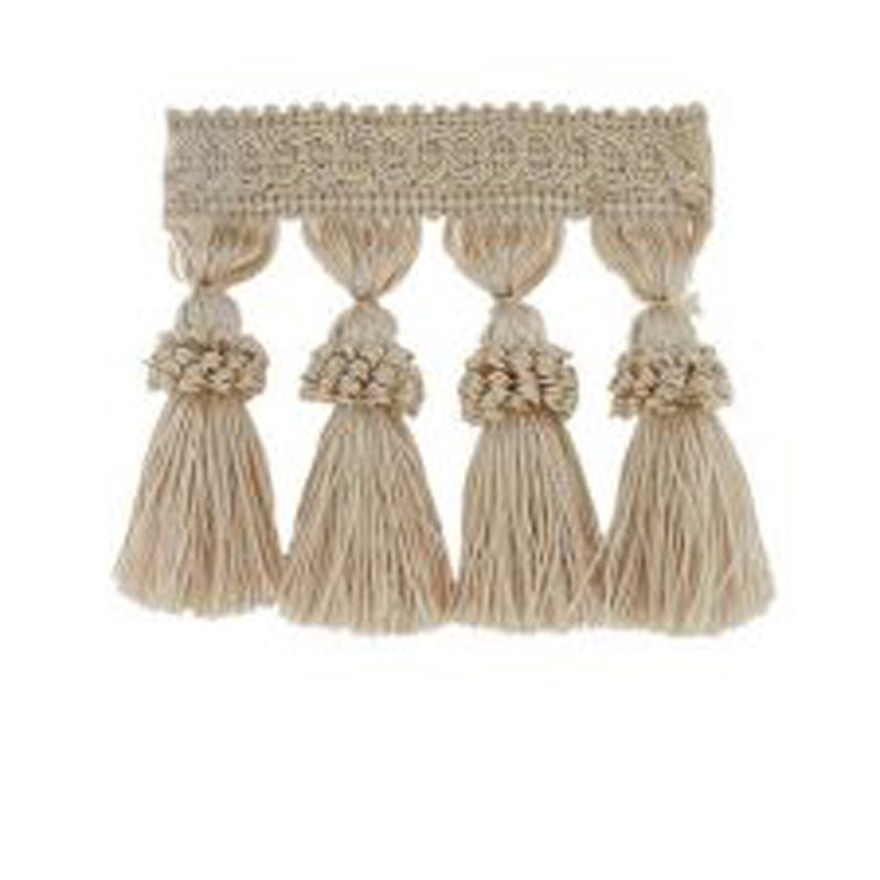 Tissu géométrique rhodes, Crème