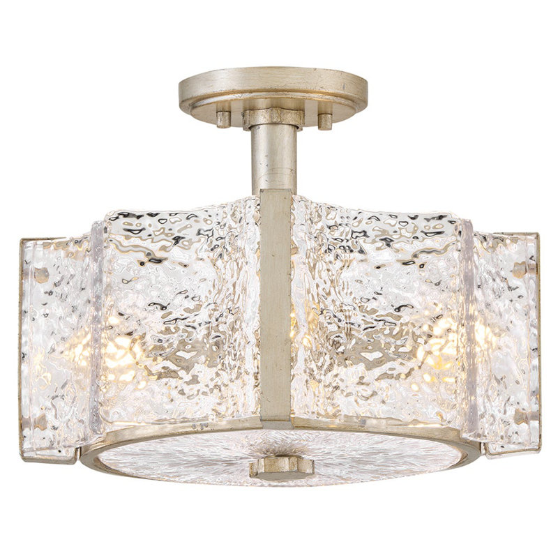 Florian 4 - Light Semi Flush Mount, Silver