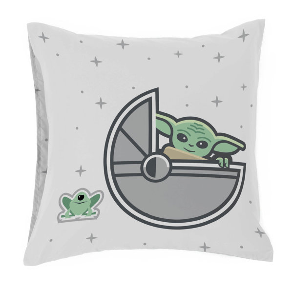 Star Wars The Mandalorian Kissenbezug – Baby Yoda Motiv, 50x75 Cm, 100% Baumwolle