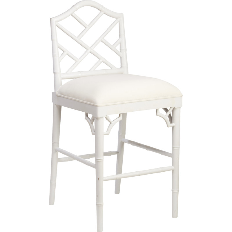 Daesy 42'' Bar Stool, White