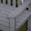 Banc de jardin en bois avec dossier et accoudoirs Outsunny