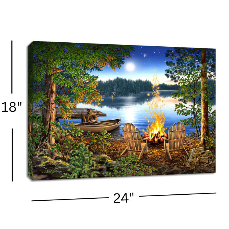 Lakeside 18x24 Fully Illuminated ColorChange LED Print