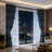 Thermal Insulated Blackout Curtains With Boho Ruched Design And Butterfly Flower Details, Rod Pocket Drapes For Light Blocking, Noise Reduction, And Energy Saving-1976903707-1976903688-1976903692
