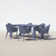Farrah 6 - Person Patio Dining Set with Extendable Rectangular Table