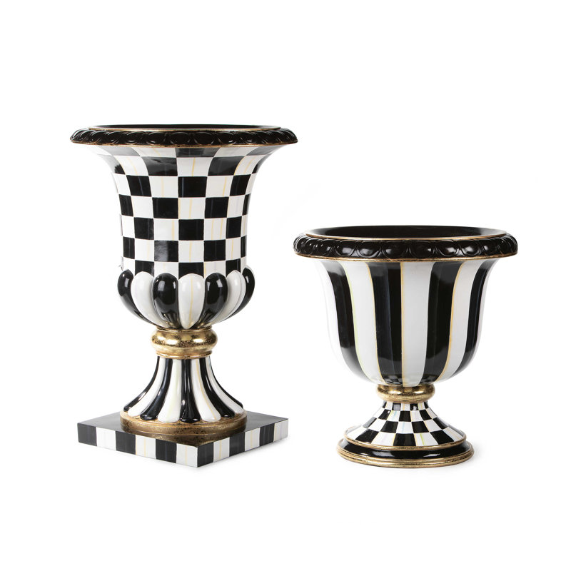 Courtly Check Stripe Urn