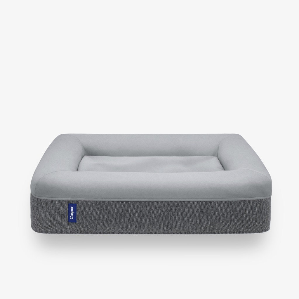 The Casper Dog Bed, Gray, Small (26" W x 19"D x 6" H)