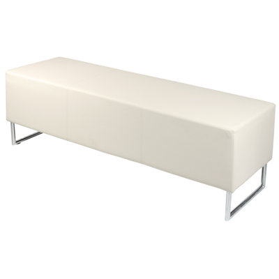 Khinvasara Faux Leather Upholstered Bench