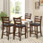 Japhet Upholstered Counter Stool with Solid Wood Frame-619348141