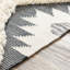 Tapis gris anthracite / crème Jovia-943637417