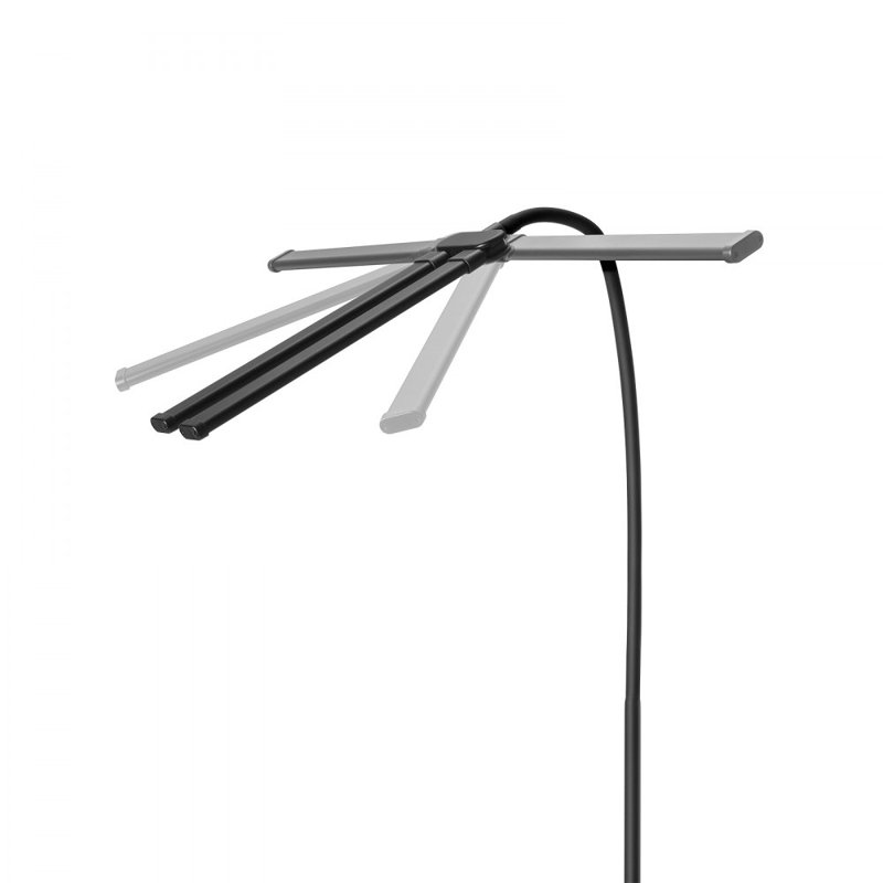 Desk Lamp with Clamp Double Head Desk Lamp with 360° Adjustable Gooseneck
