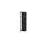 Tablette en verre pour objets de collection, vitrine noire à DEL, grande tablette étroite éclairée à DEL avec panneau perforé, lampe sur pied avec tablette-105357994-121503365