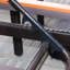 Chaise longue d'extérieur réglable avec structure en métal et table d'extérieur