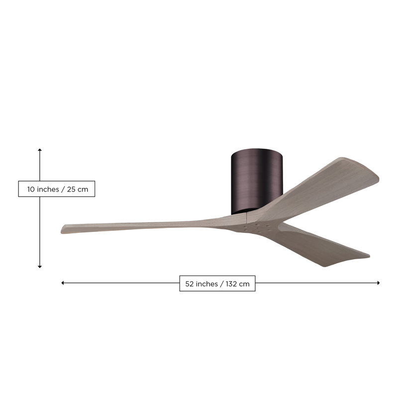 Irene Ceiling Fan, Matte Black, Matte Black, 60"