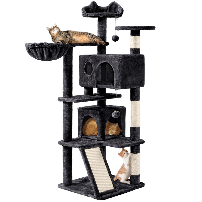 146cm H Cat Tree, Black