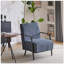 Fauteuil d'appoint rembourré avec structure en métal-90327187