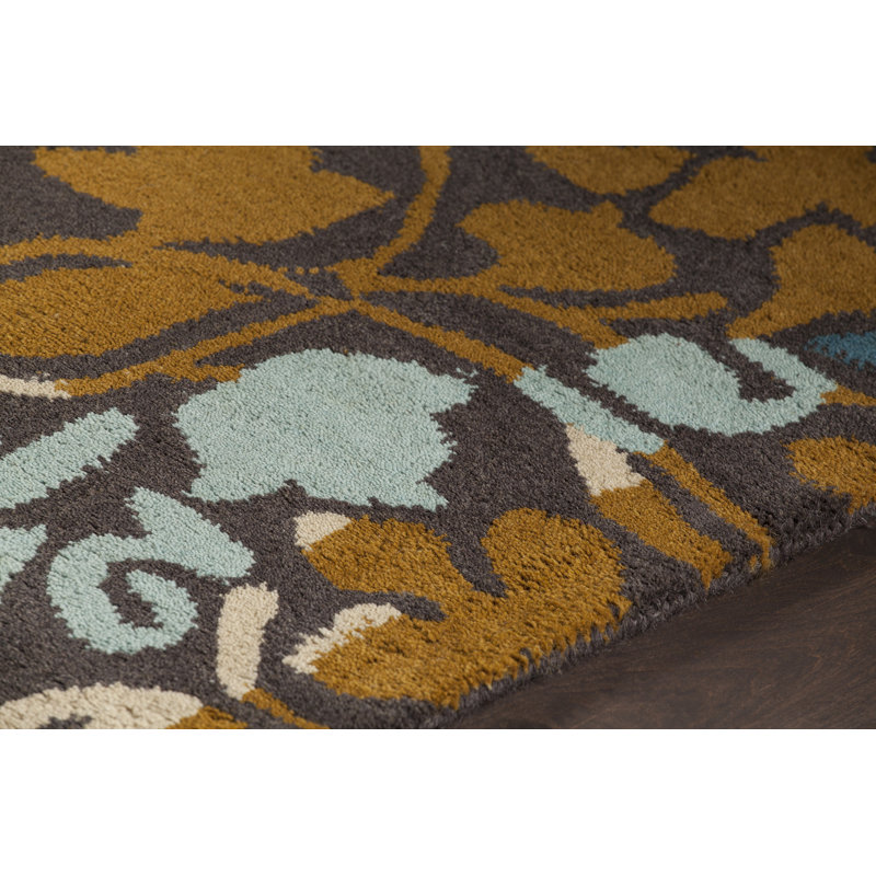 Tapis gris anthracite Abbeville, 5 pi x 7 pi