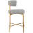 Klaas Upholstered Counter Stool with Metal Frame-88514430