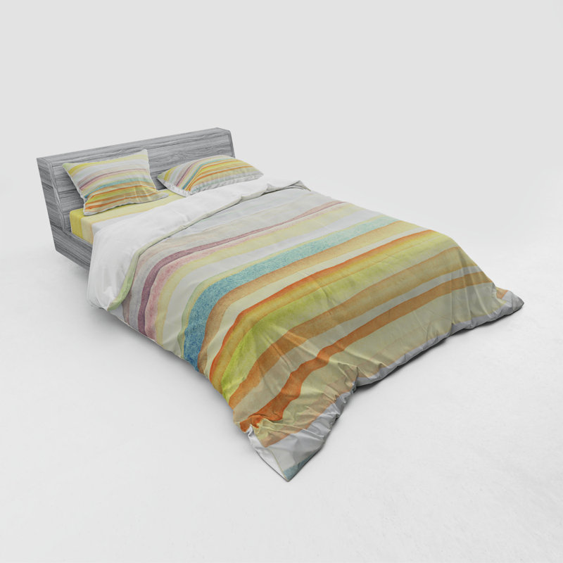 Farmhouse / Country Striped Duvet Cover